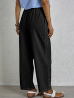 Shania - Pantaloni Relaxed con Bottoni