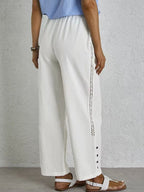 Shania - Pantaloni Relaxed con Bottoni
