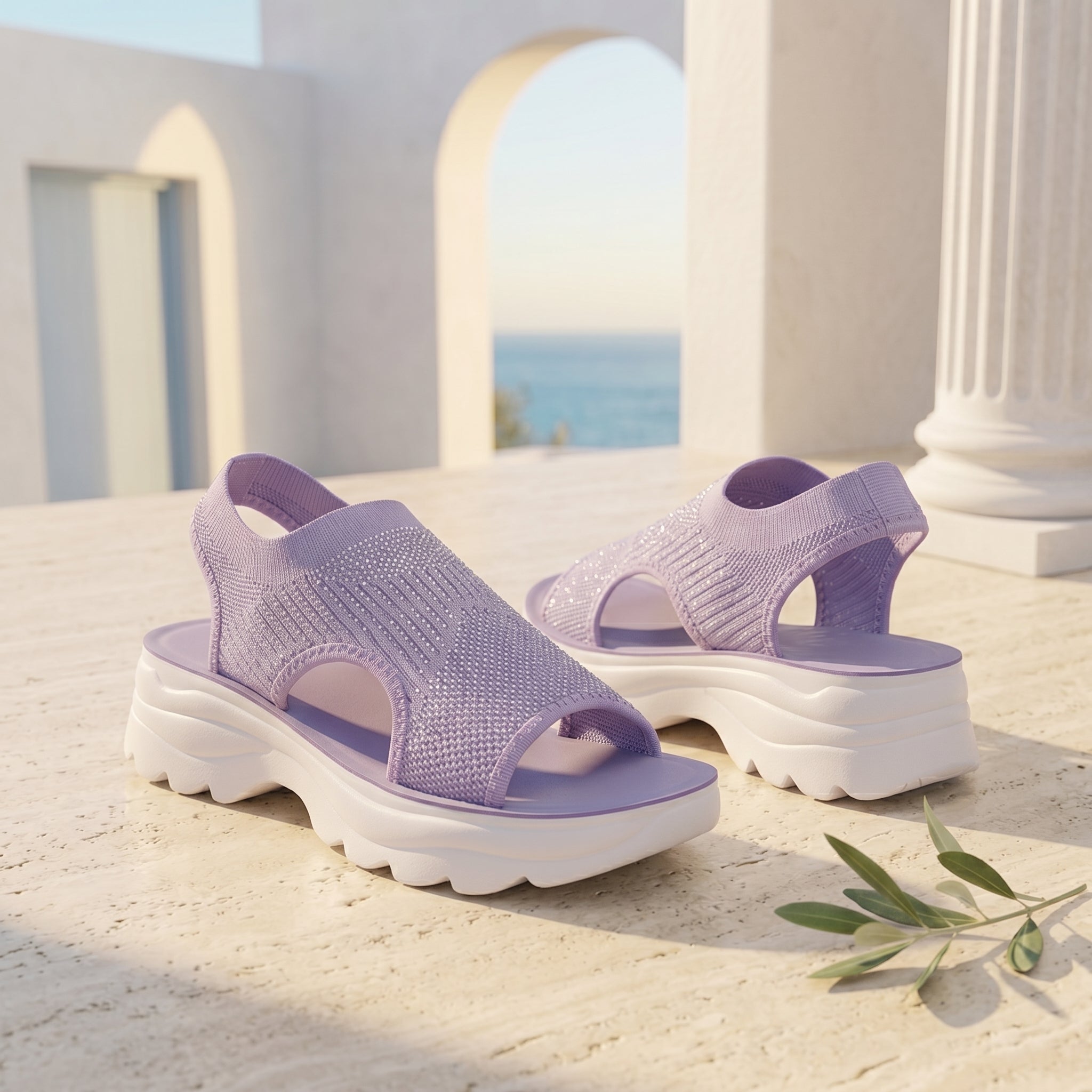 Elena | Sandali con Zeppa Comfort