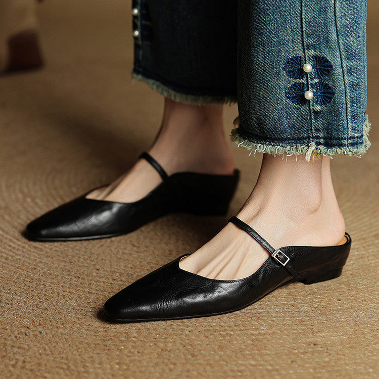 Renata | Mules in Vera Pelle