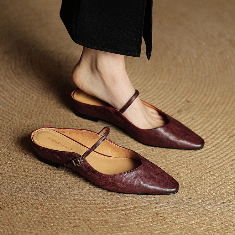 Renata | Mules in Vera Pelle
