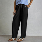 Shania - Pantaloni Relaxed con Bottoni