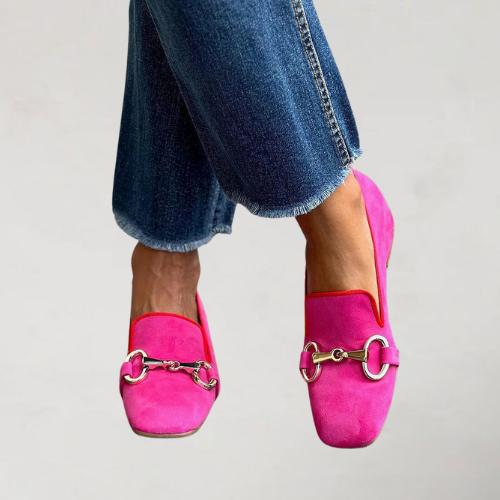 Franca | Mocassino con Fibbia Dorata