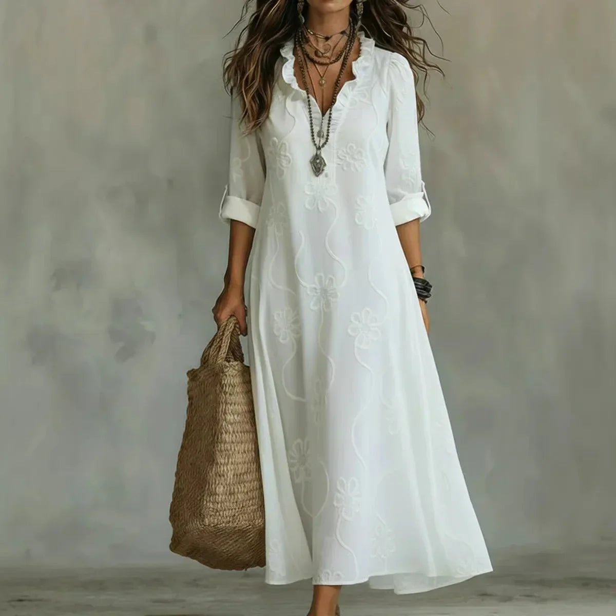 Sienna | Vestito Lungo Estivo a Fiori