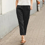 Kriza - Pantaloni a Gamba Larga con Tasche