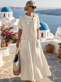 Fleur™ Abito elegante con tasche